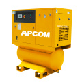 20HP 15KW screw air compressor mountain on 500 lilter air tank dryer all in one compressor 60 70 80 gallons air compressor